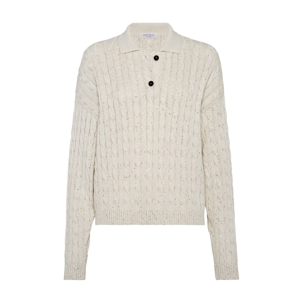 Brunello Cucinelli Dazzling Cables sweater