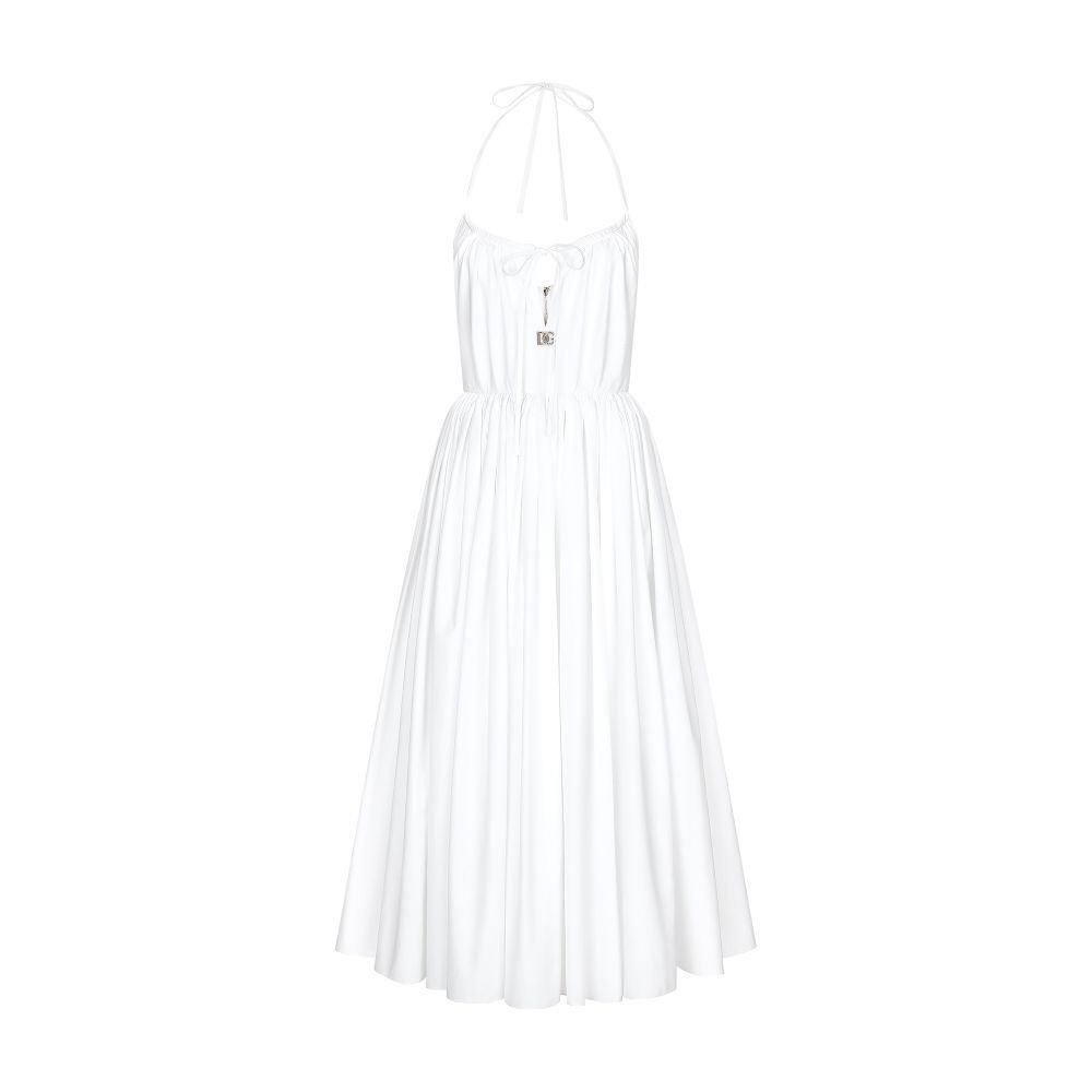 Dolce & Gabbana Midi cotton dress with circle skirt