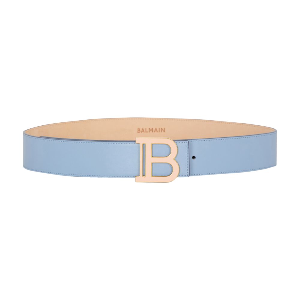 Balmain B-Belt calfskin leather belt