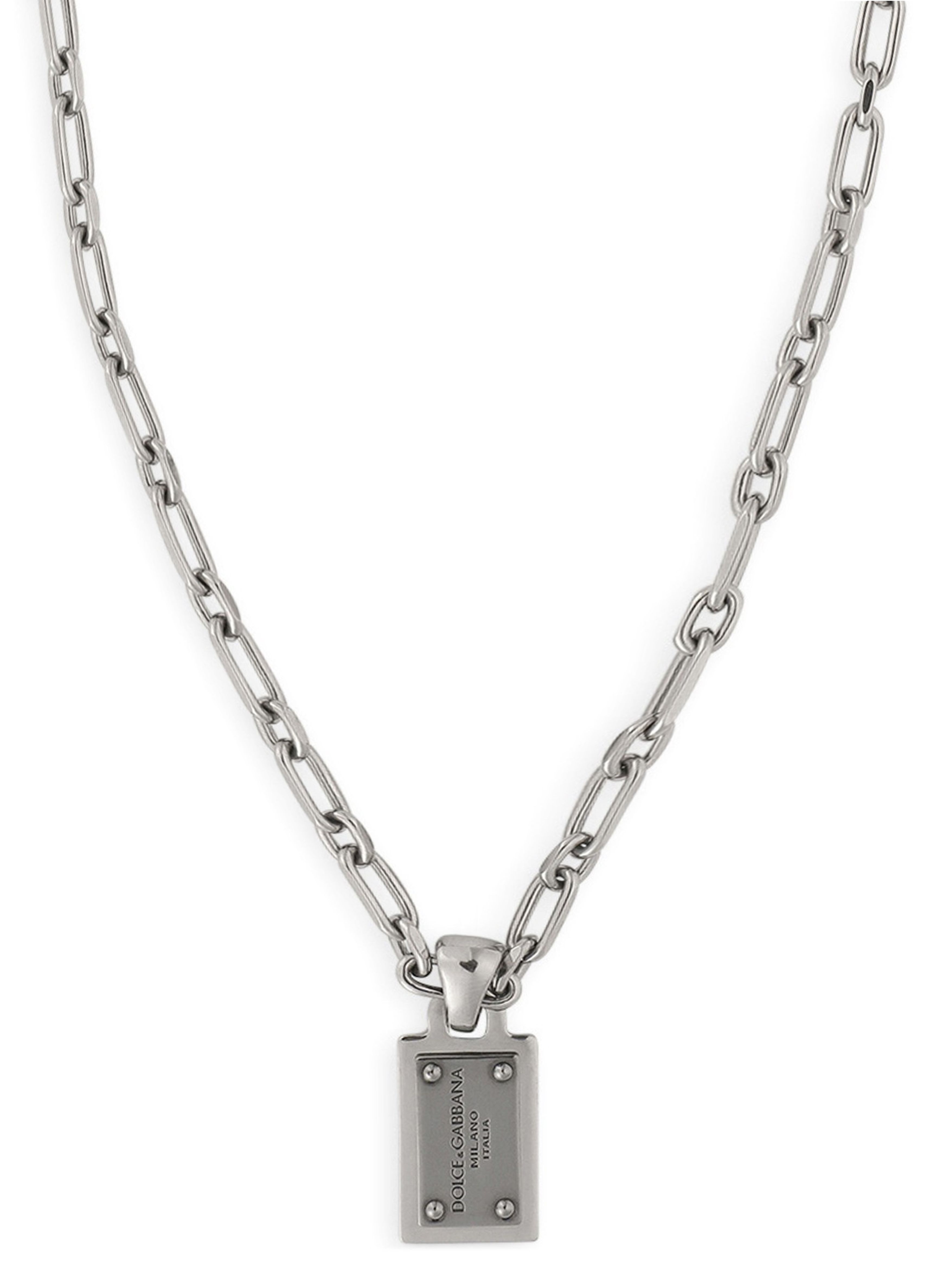 Dolce & Gabbana Necklace with Dolce&Gabbana logo tag