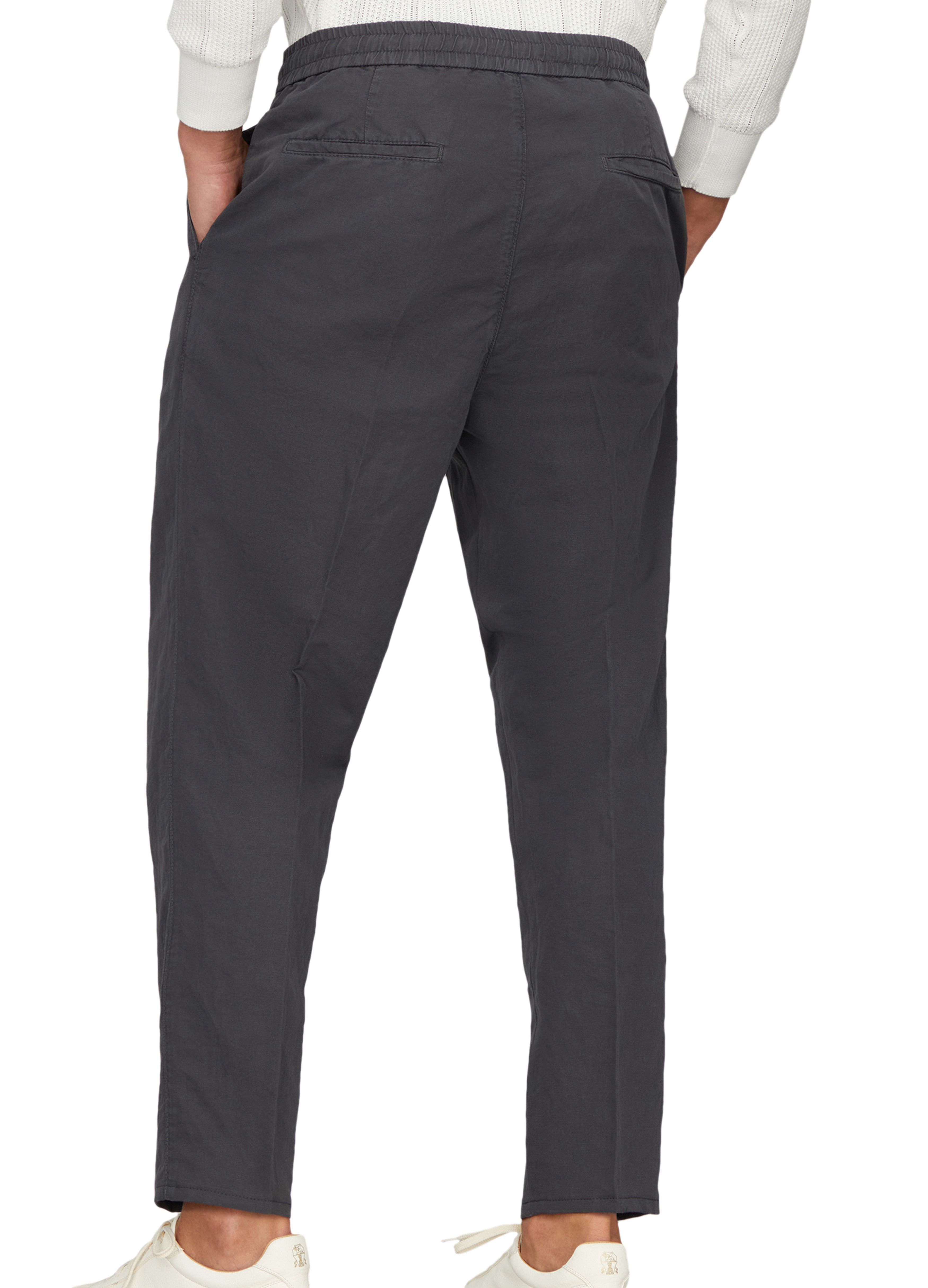 Brunello Cucinelli Leisure fit trousers with drawstring