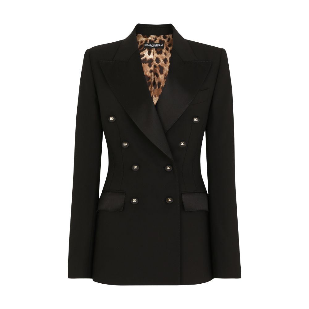Dolce & Gabbana Satin and wool fabric jacket