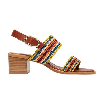  Medium-heeled sandals