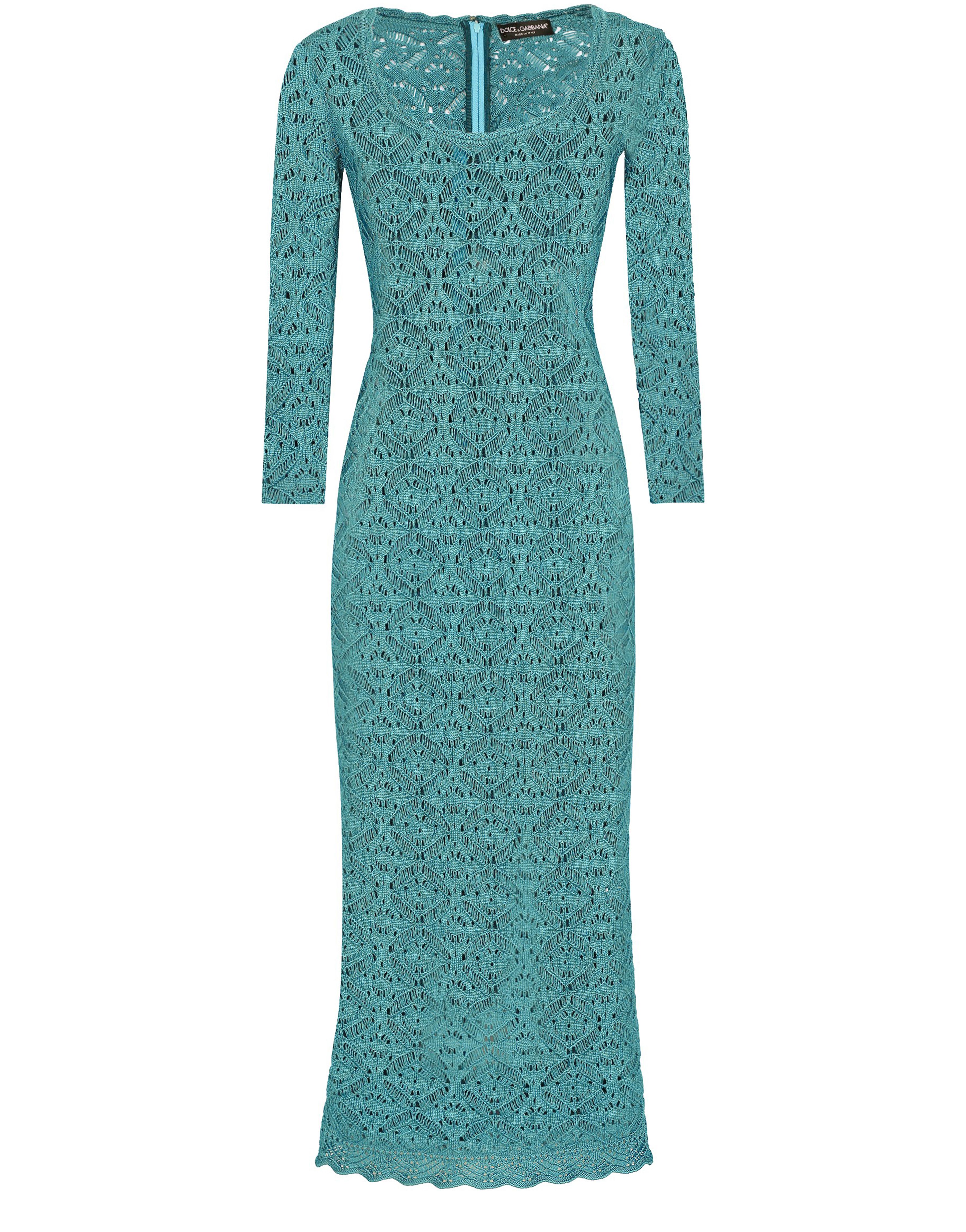 Dolce & Gabbana Crochet calf-length dress