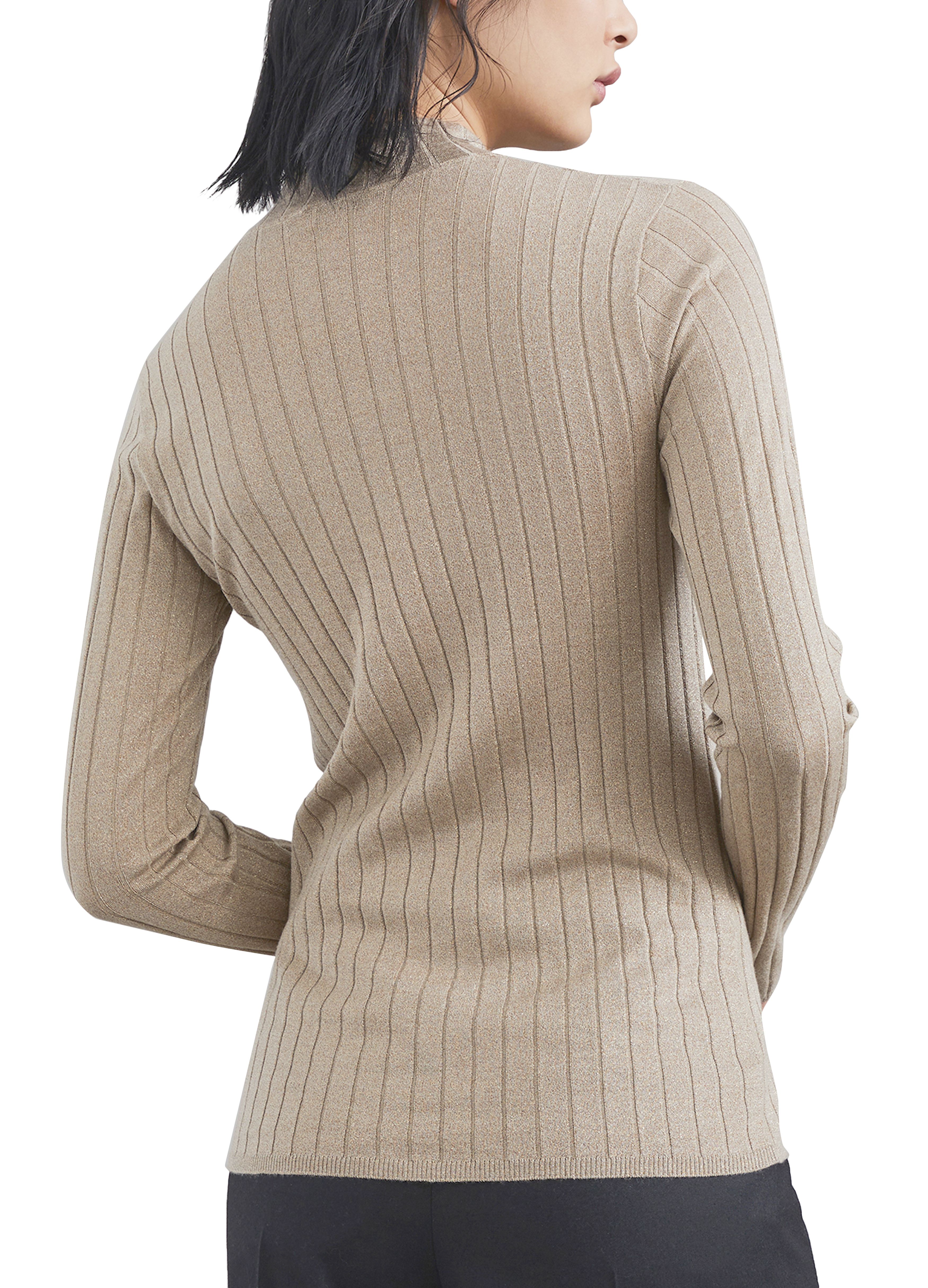 Brunello Cucinelli Ribbed mock neck sweater