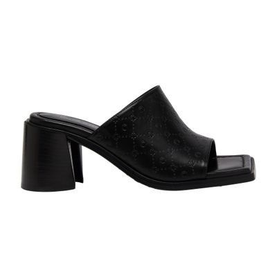 Marine Serre Embossed leather mules