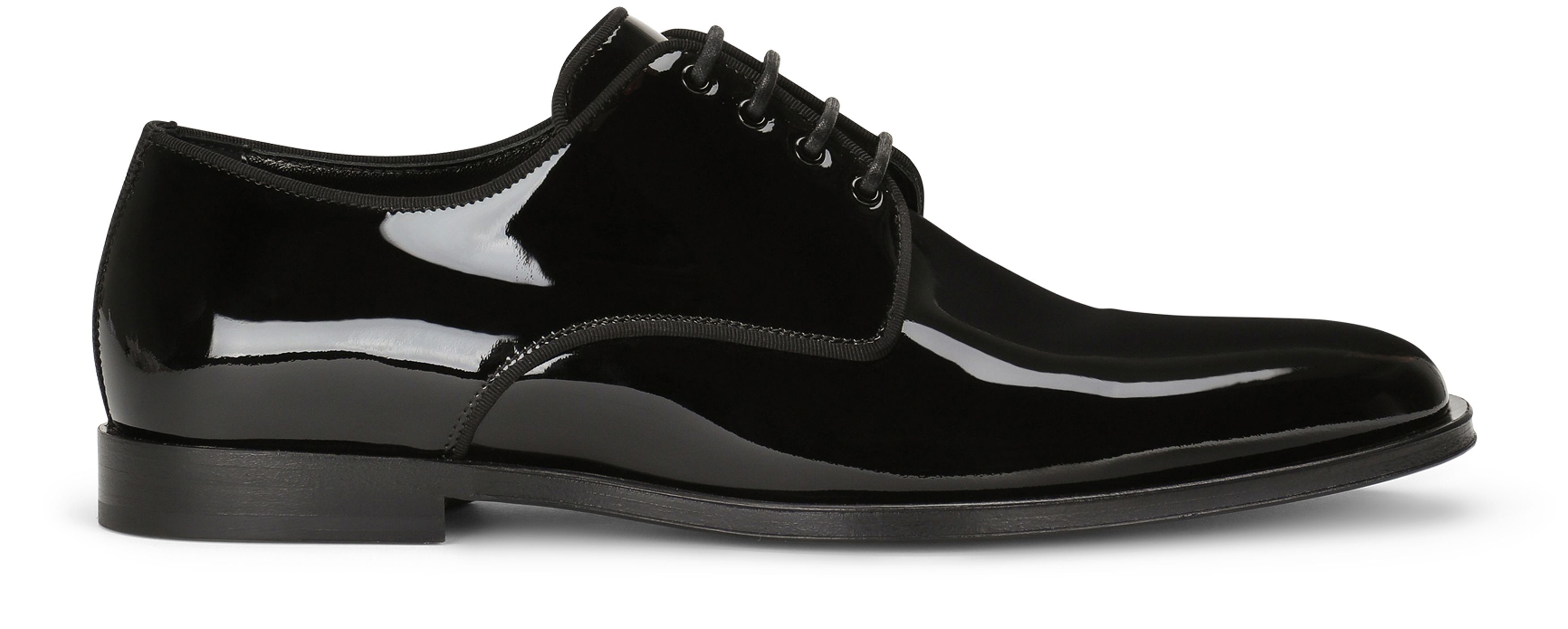 Dolce & Gabbana Glossy patent leather derby shoes