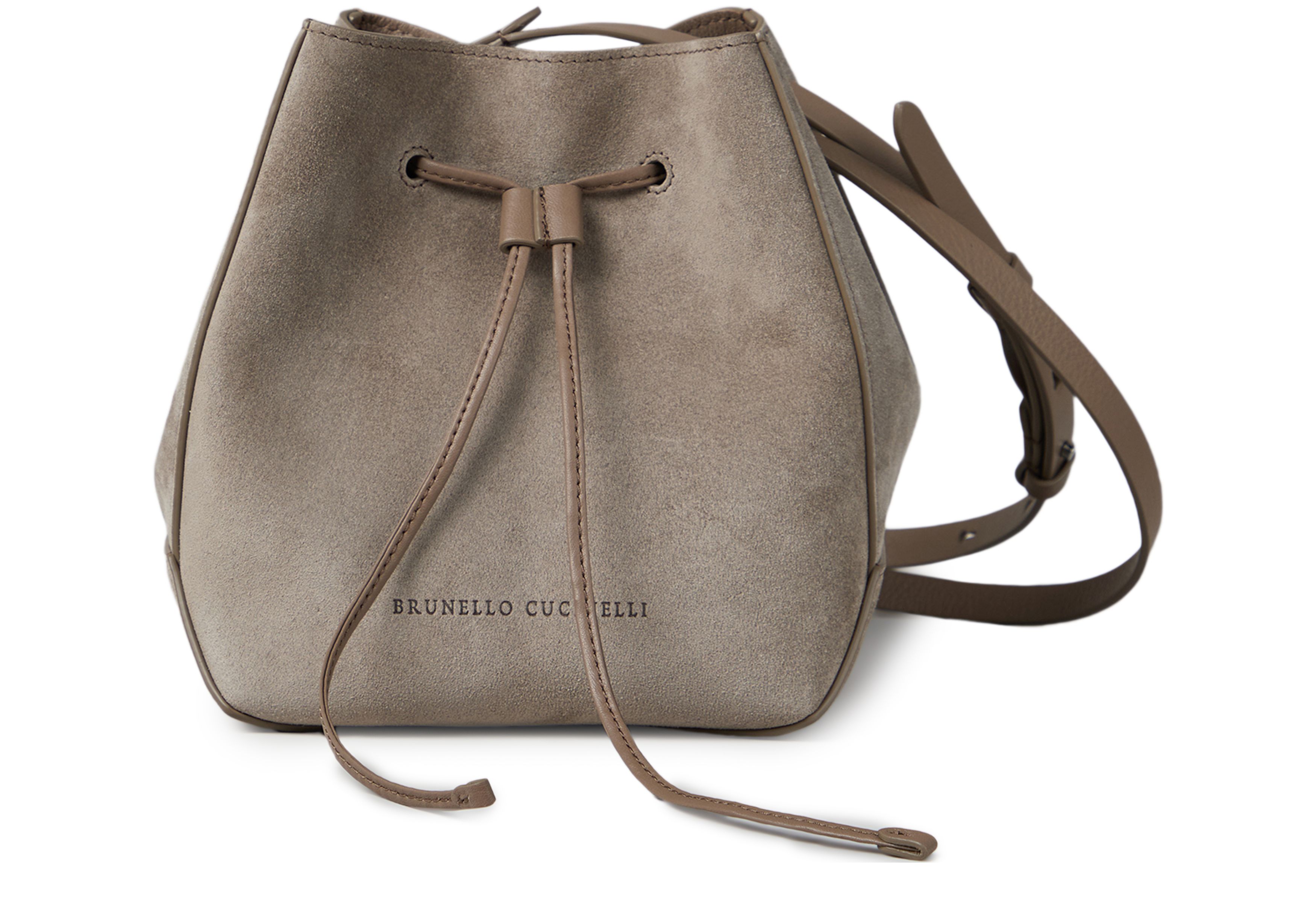 Brunello Cucinelli Suede bucket bag