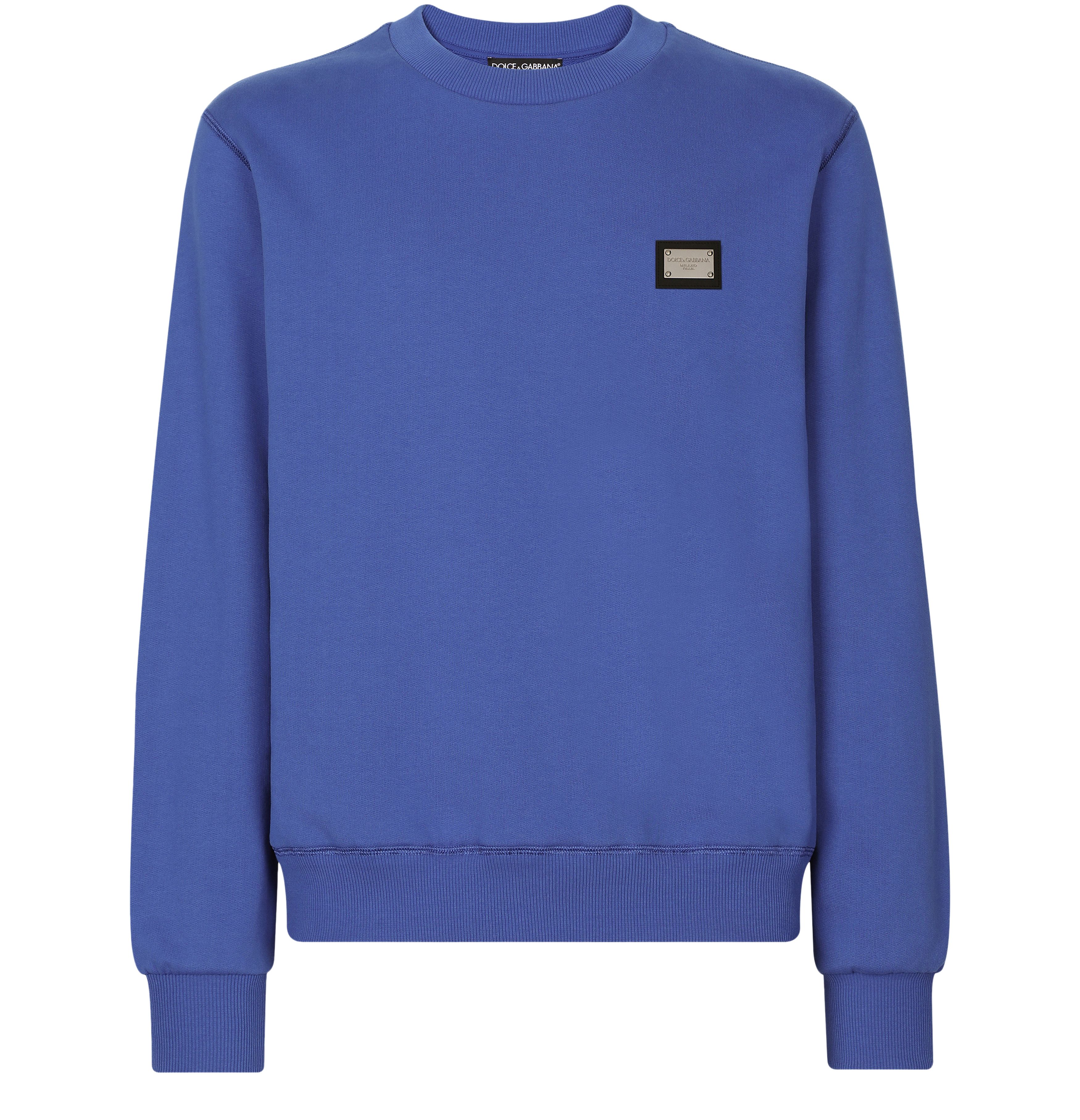 Dolce & Gabbana Jersey sweatshirt with branded tag