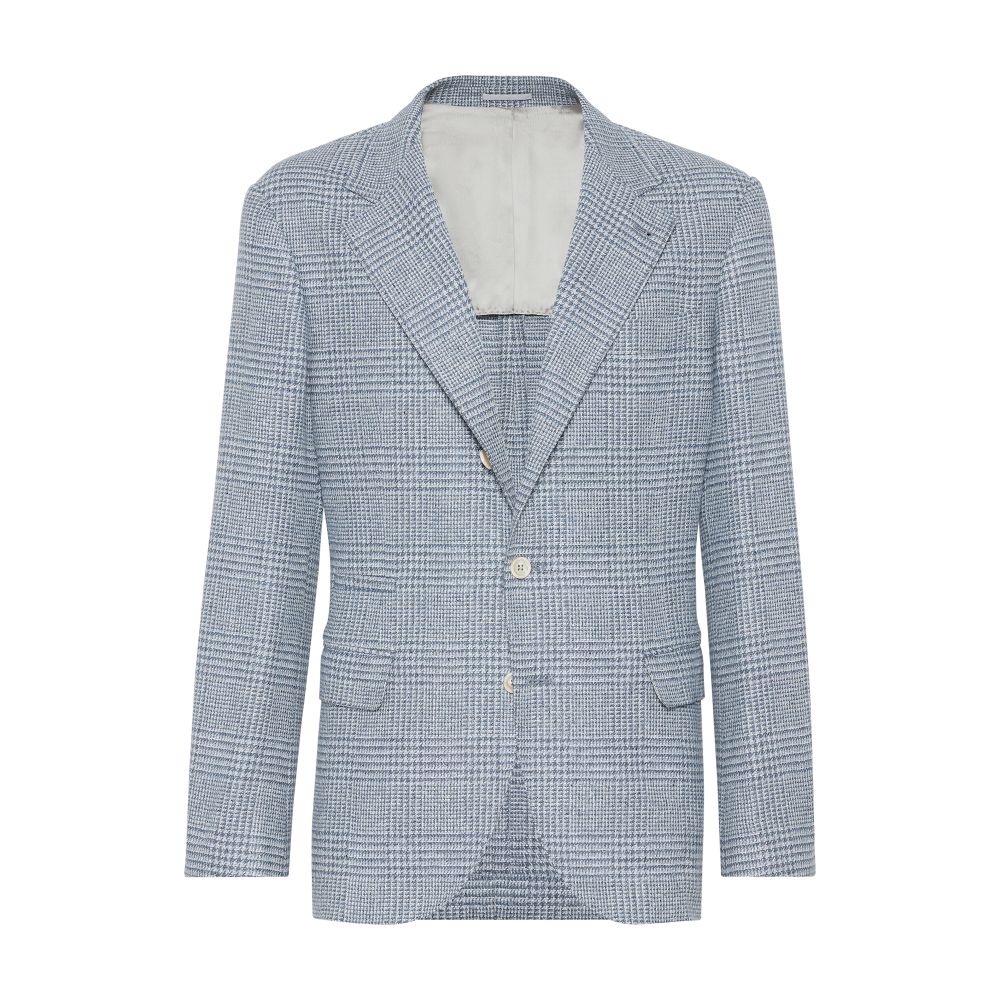 Brunello Cucinelli Prince of Wales deconstructed blazer