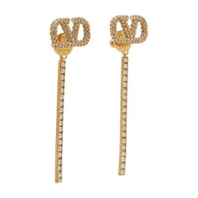 VALENTINO GARAVANI Vlogo Signature diamanté earrings