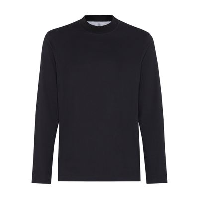 Brunello Cucinelli Jersey mock neck T-shirt