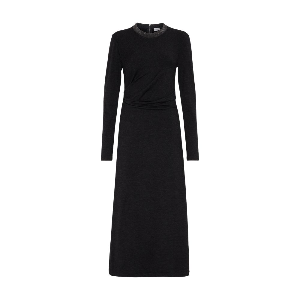 Brunello Cucinelli Virgin wool jersey dress