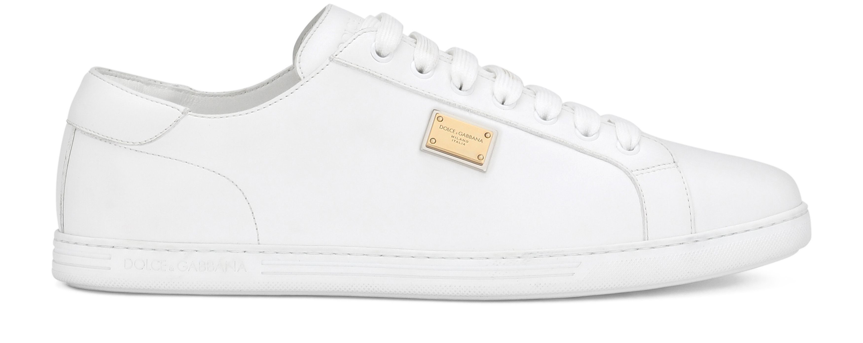 Dolce & Gabbana Calfskin Leather Saint Tropez Sneakers