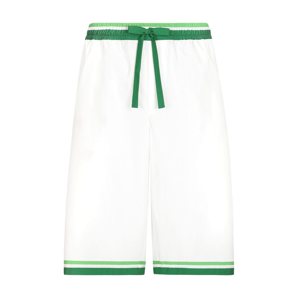 Dolce & Gabbana Majolica poplin jogging shorts