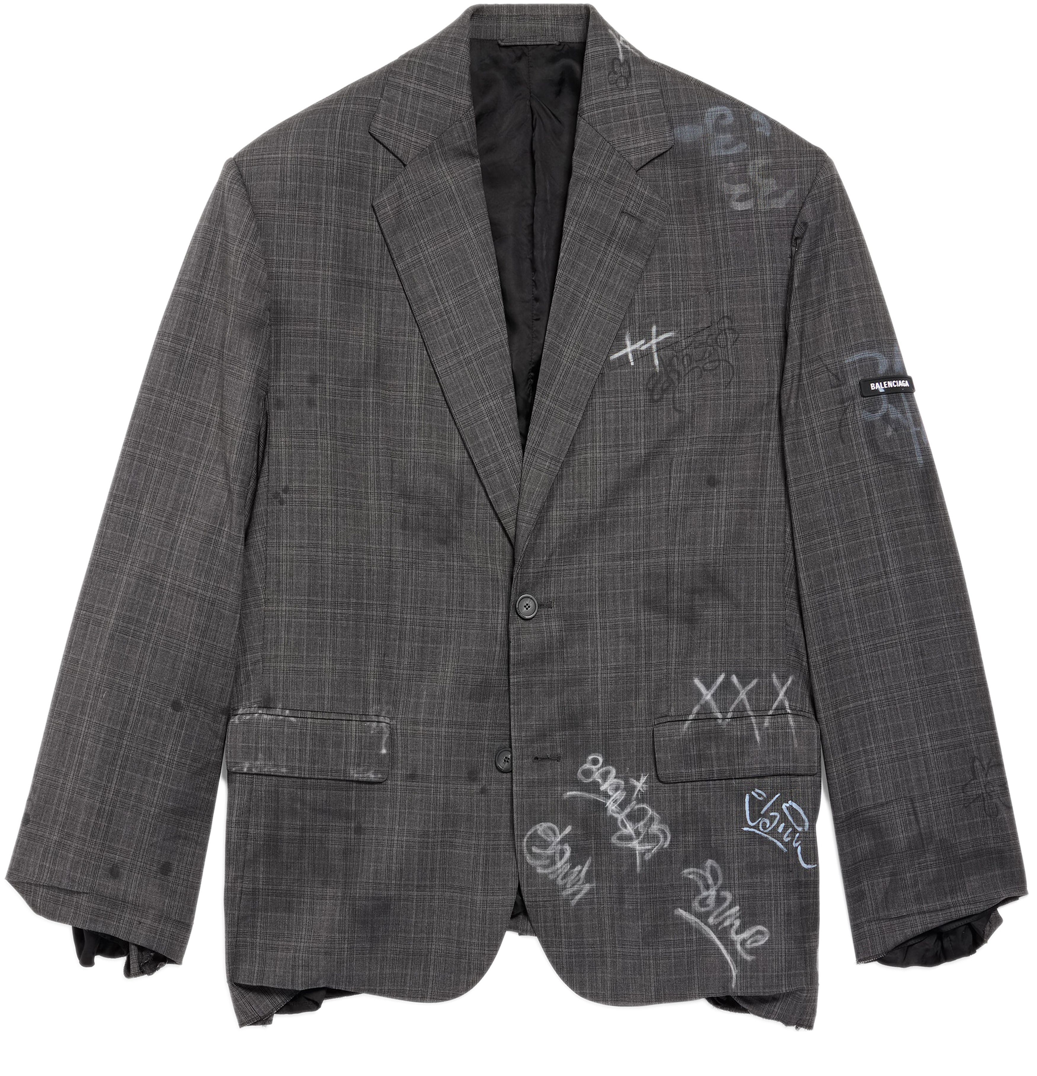 Balenciaga Tailored Skater Graffiti Jacket