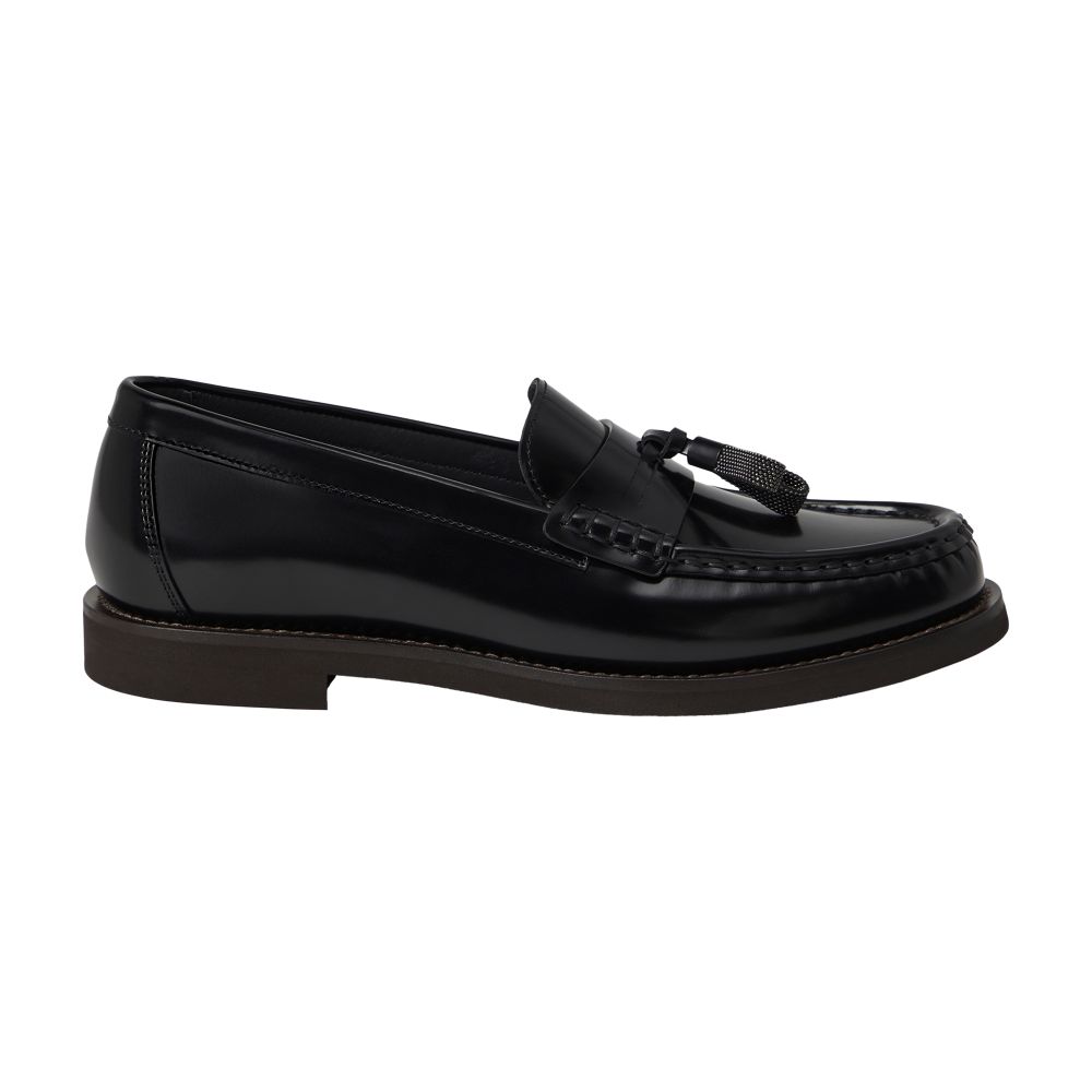 Brunello Cucinelli Calfskin penny loafers