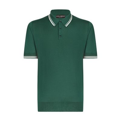 Dolce & Gabbana Silk polo-shirt