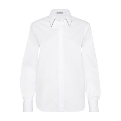 Brunello Cucinelli Stretch poplin shirt