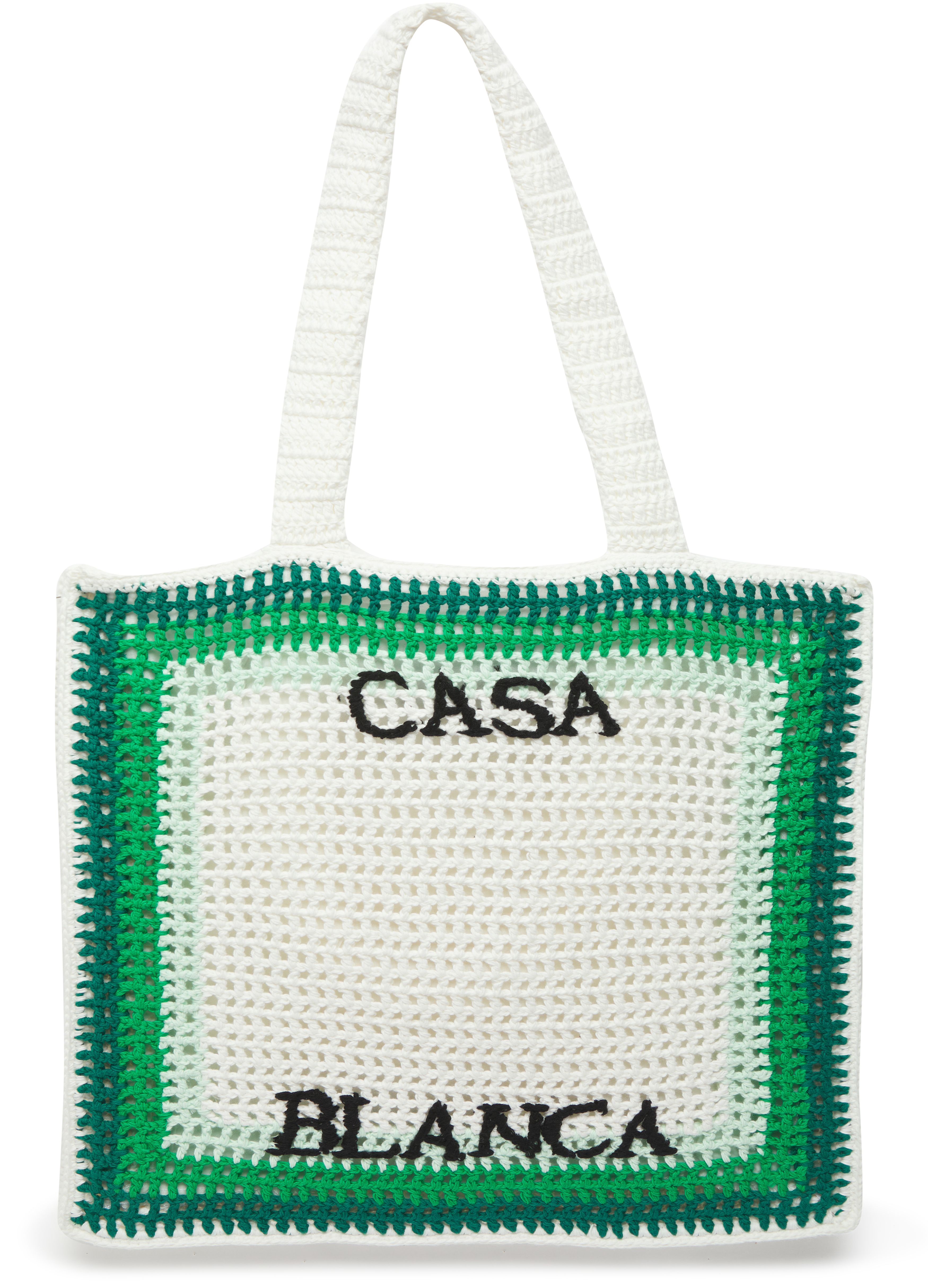 Casablanca Crocheted cotton bag