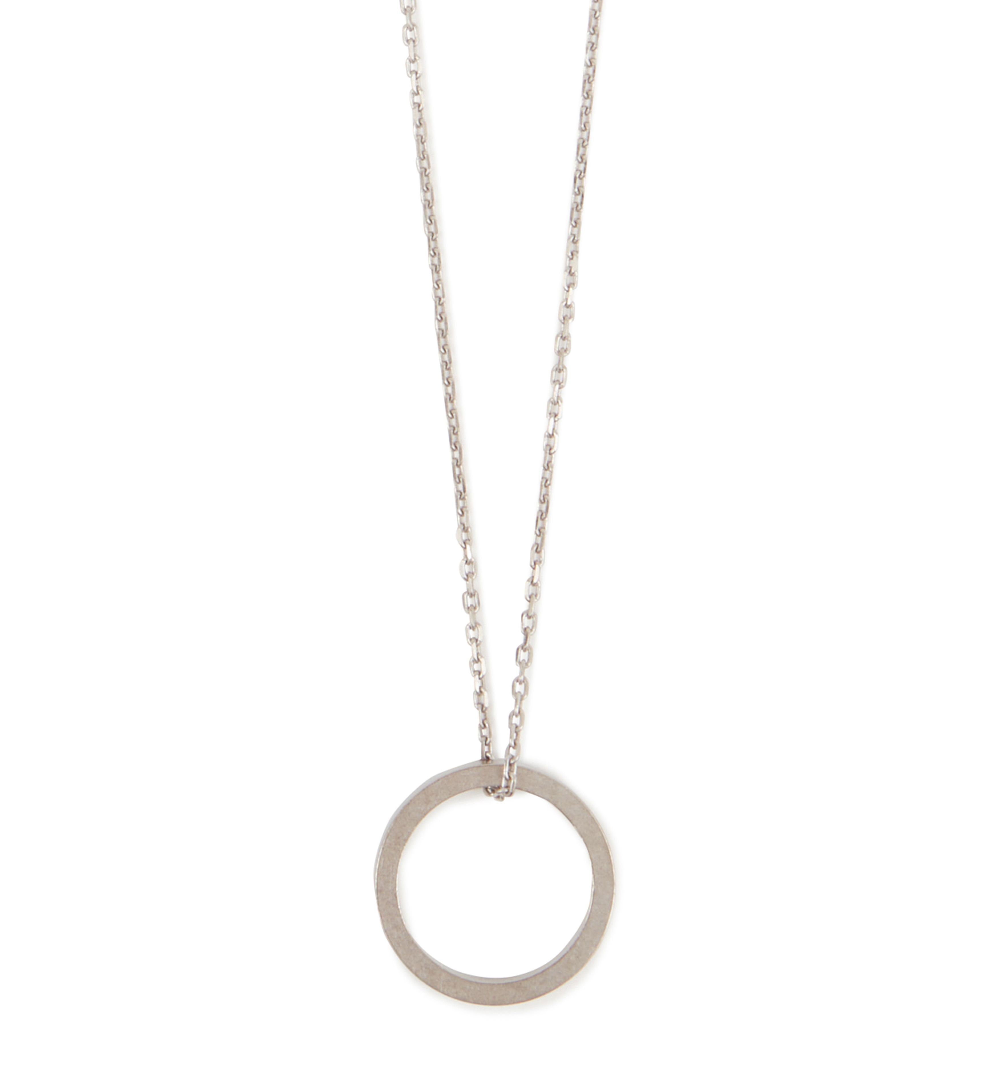 Maison Margiela Logo ring necklace