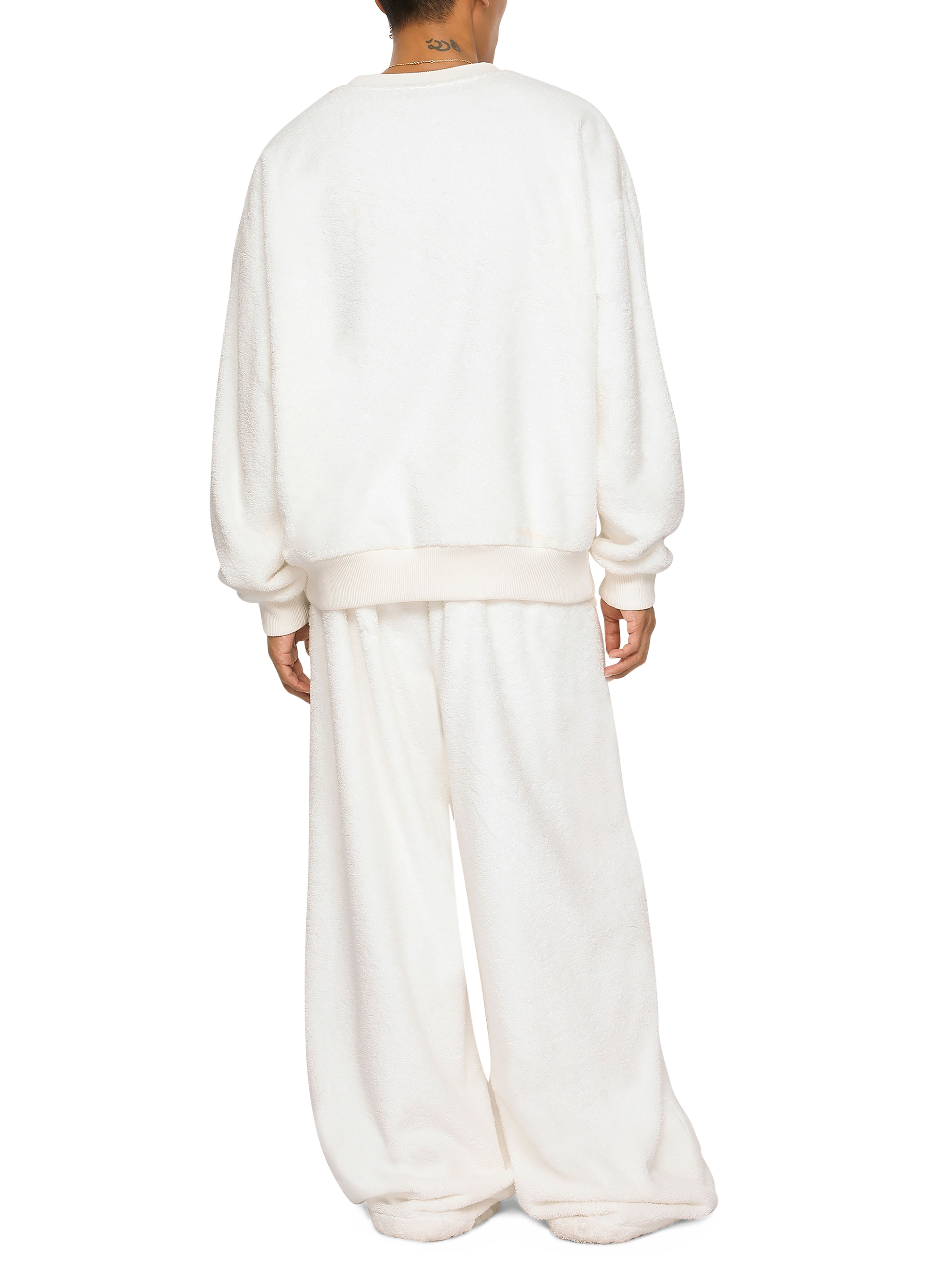 Dolce & Gabbana Terrycloth jogging pants with logo tag