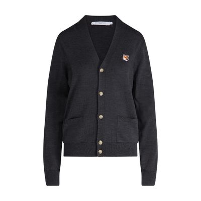 Maison Kitsuné Fox Head Patch Classic Cardigan