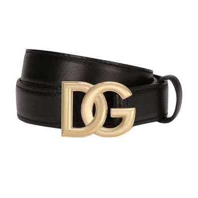 Dolce & Gabbana Calfskin belt with DG logo