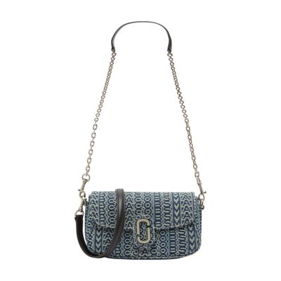 Marc Jacobs The Monogram Denim Clover Shoulder Bag