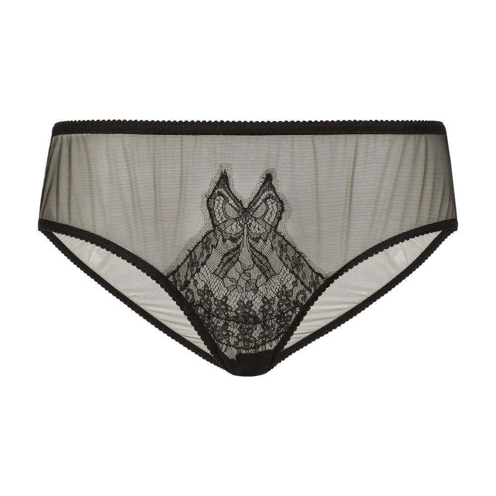 Dolce & Gabbana Tulle briefs with lace inlay