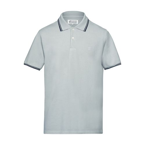 Maison Margiela M logo piquet polo shirt