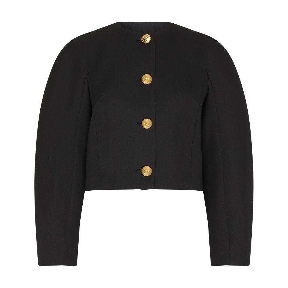 Alexander McQueen Cocoon Sleeve Military Jacket