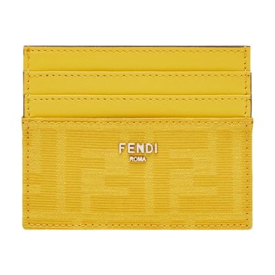 FENDI FF Jacquard Card Holder