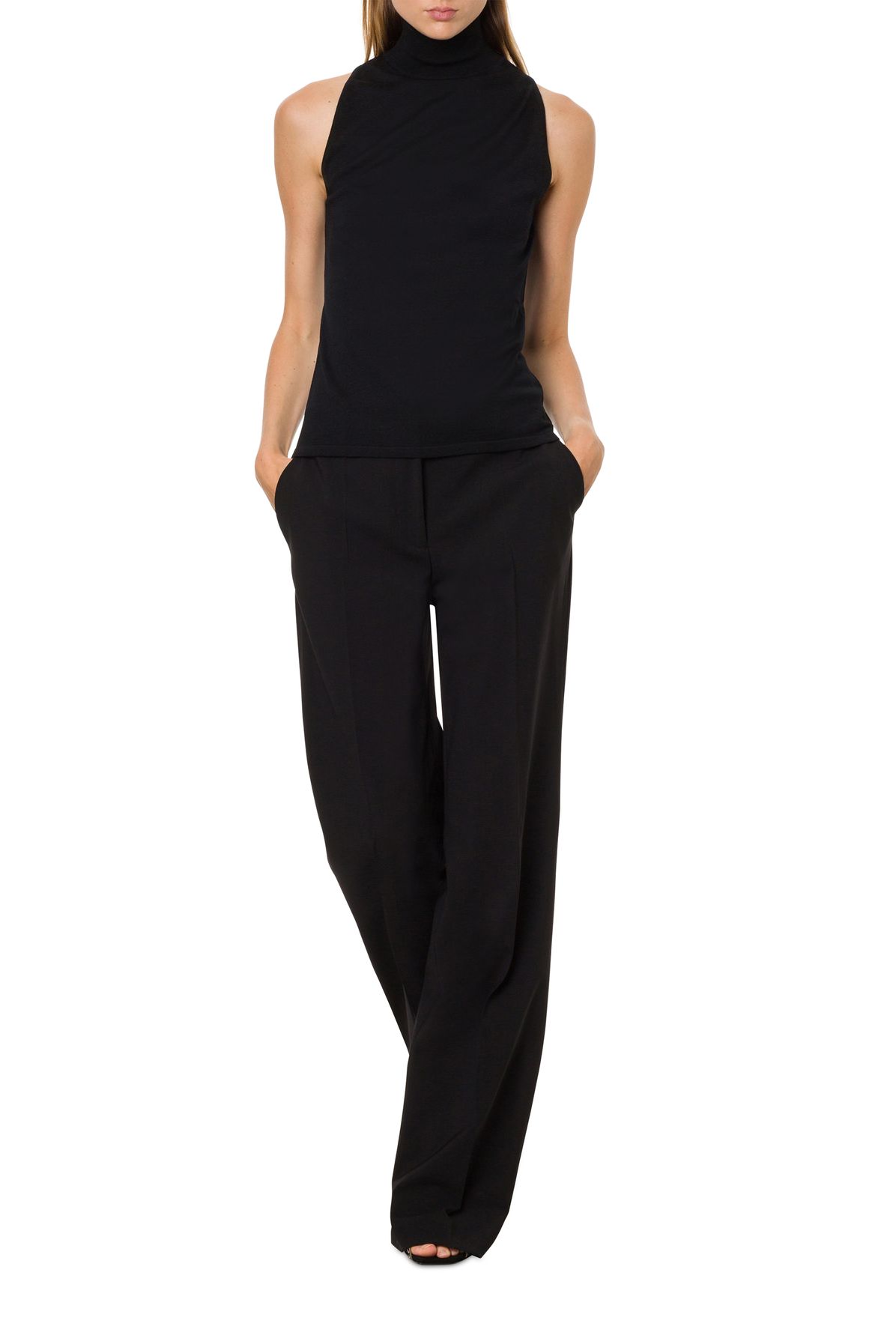 Alberta Ferretti Trousers in stretch cool wool