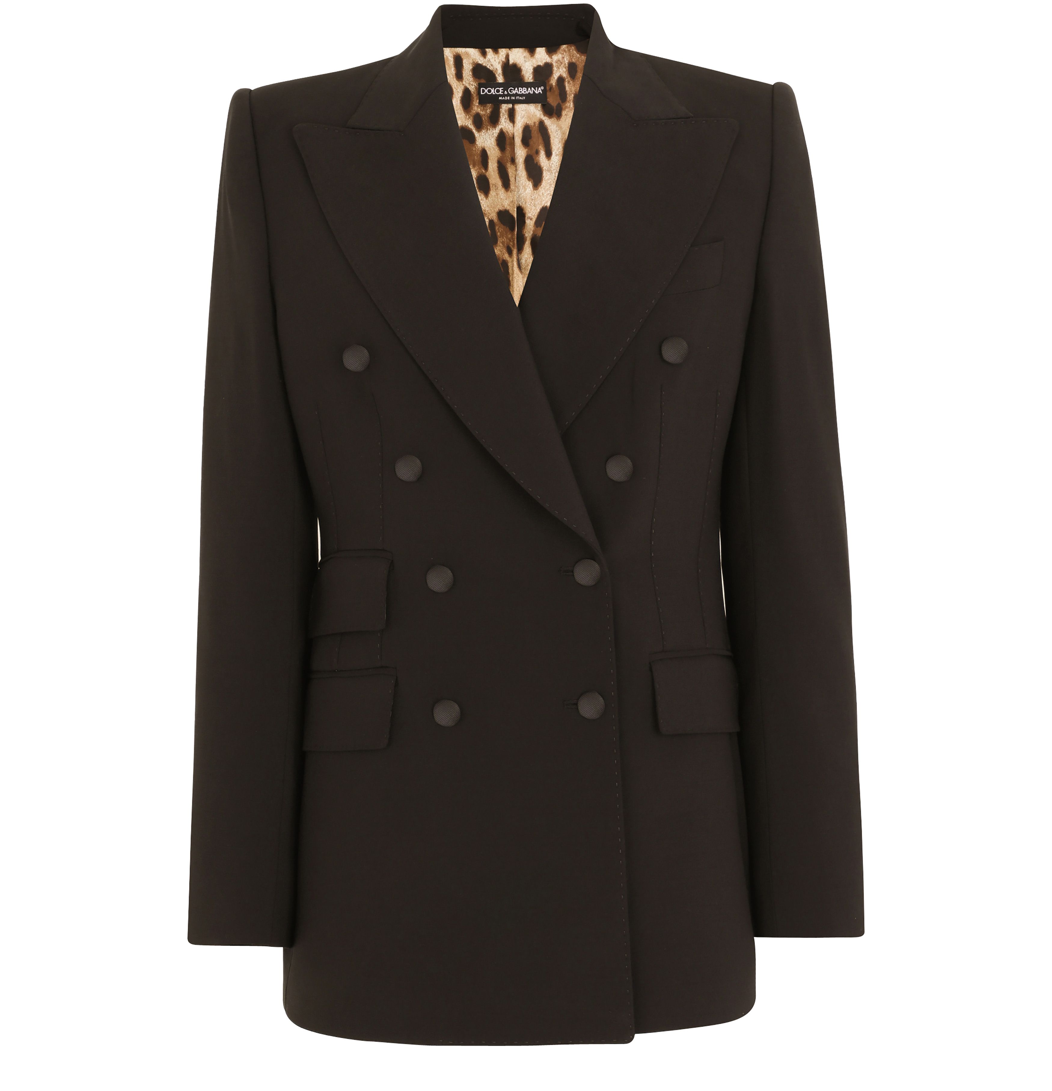 Dolce & Gabbana Double-breasted virgin wool jacket