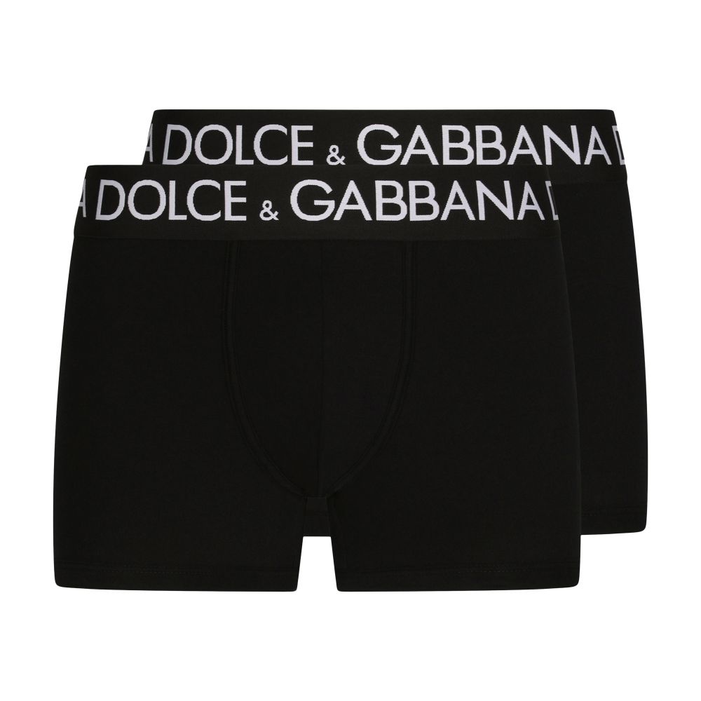 Dolce & Gabbana Two-pack cotton jersey boxers