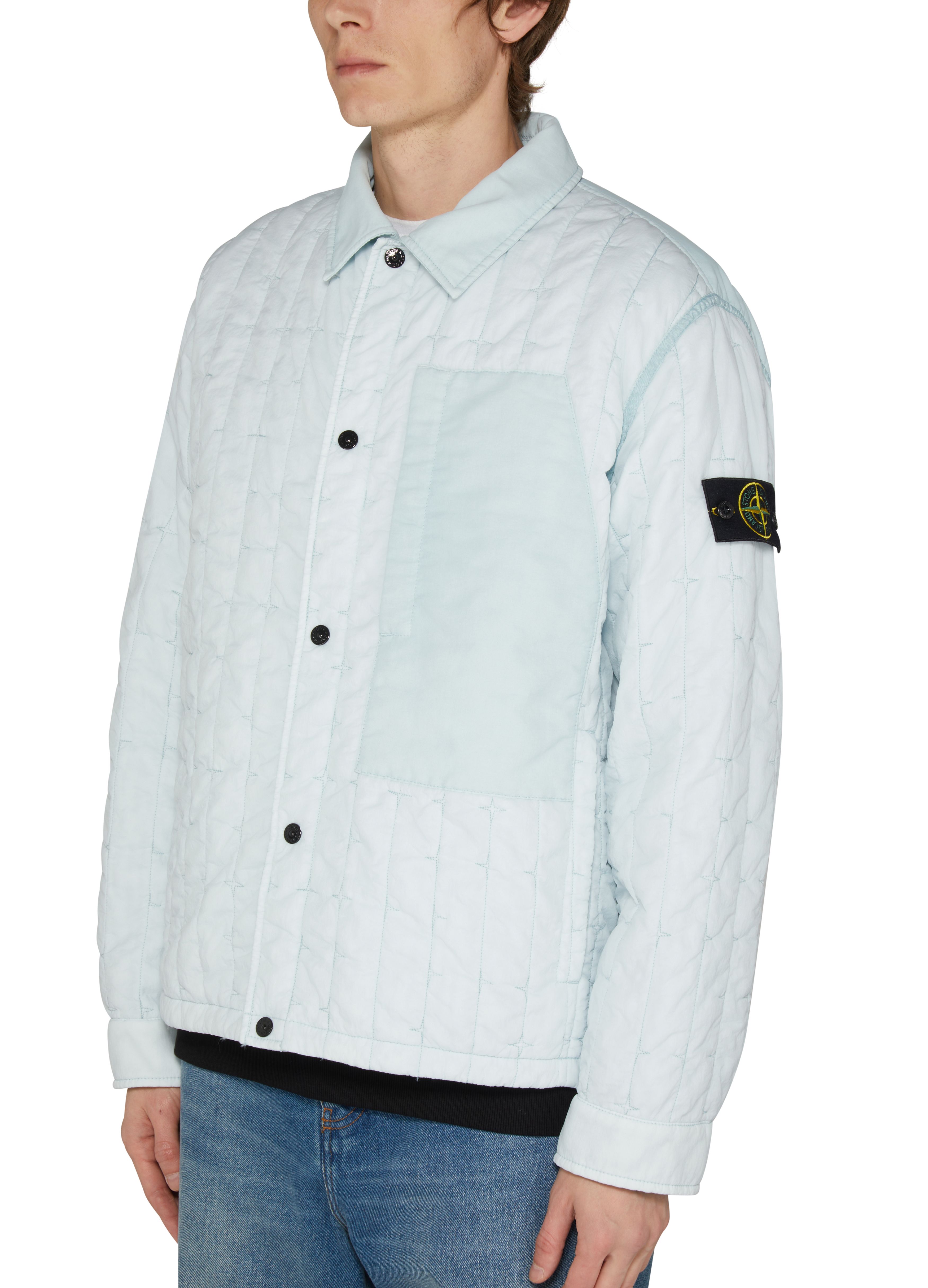 Stone Island Jacket with logo patch