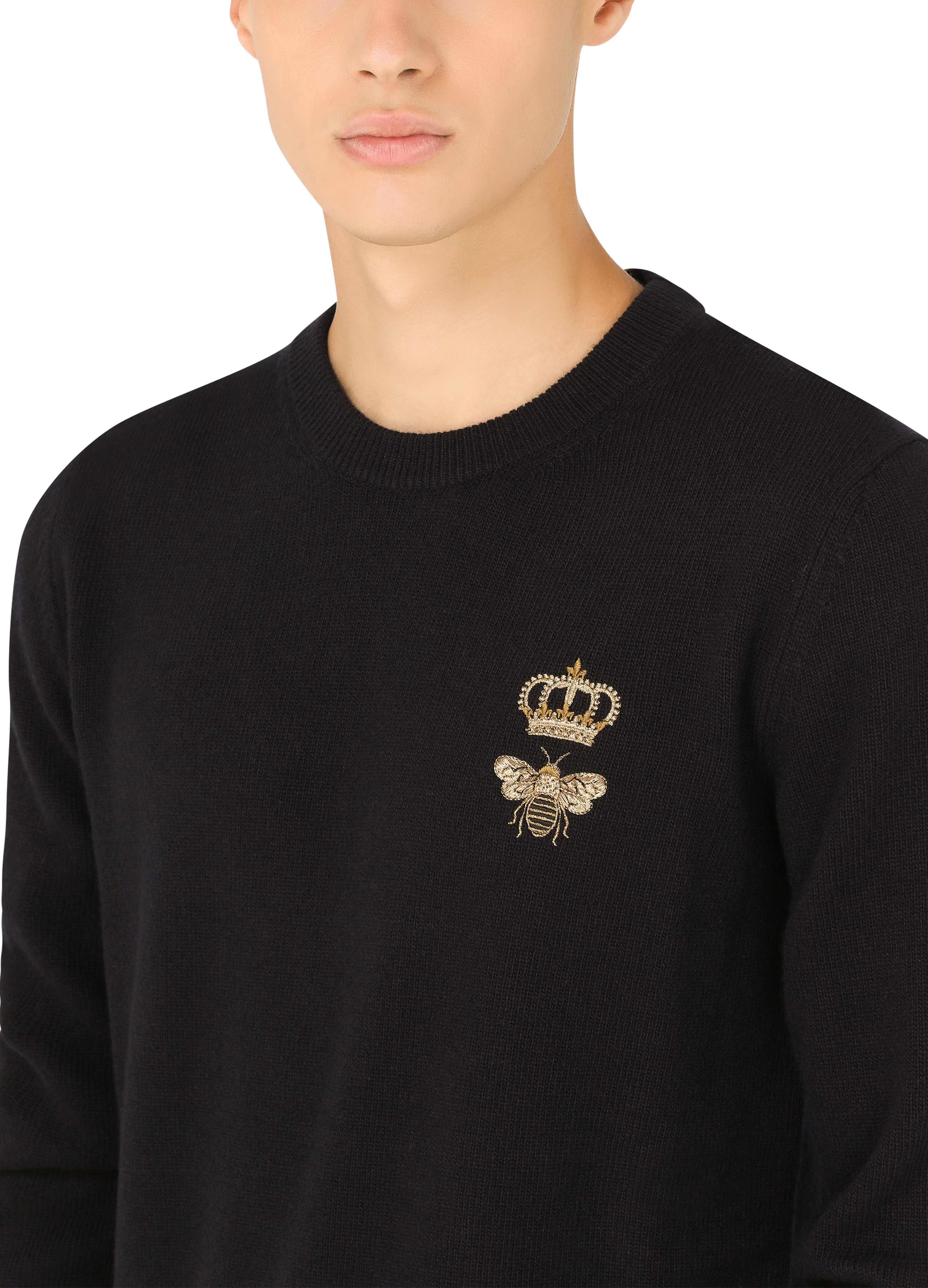 Dolce & Gabbana Wool round-neck sweater