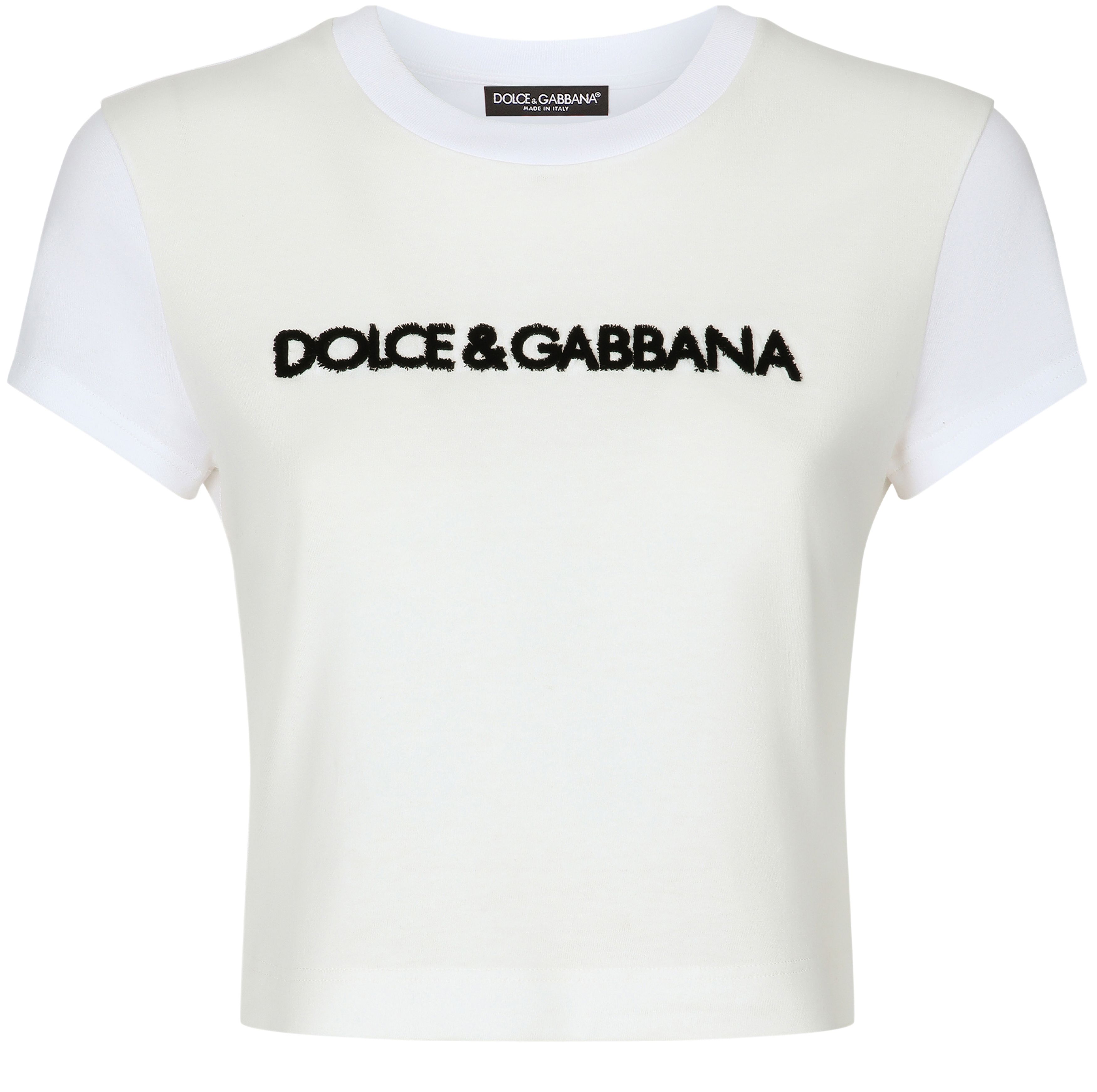 Dolce & Gabbana Short T-shirt with DG logo