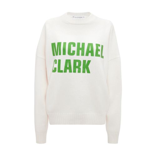  Michael clark printed jumper