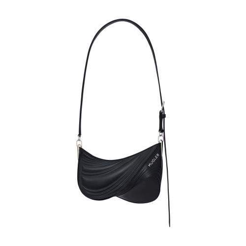 Mugler Small embossed spiral curve 01 bag