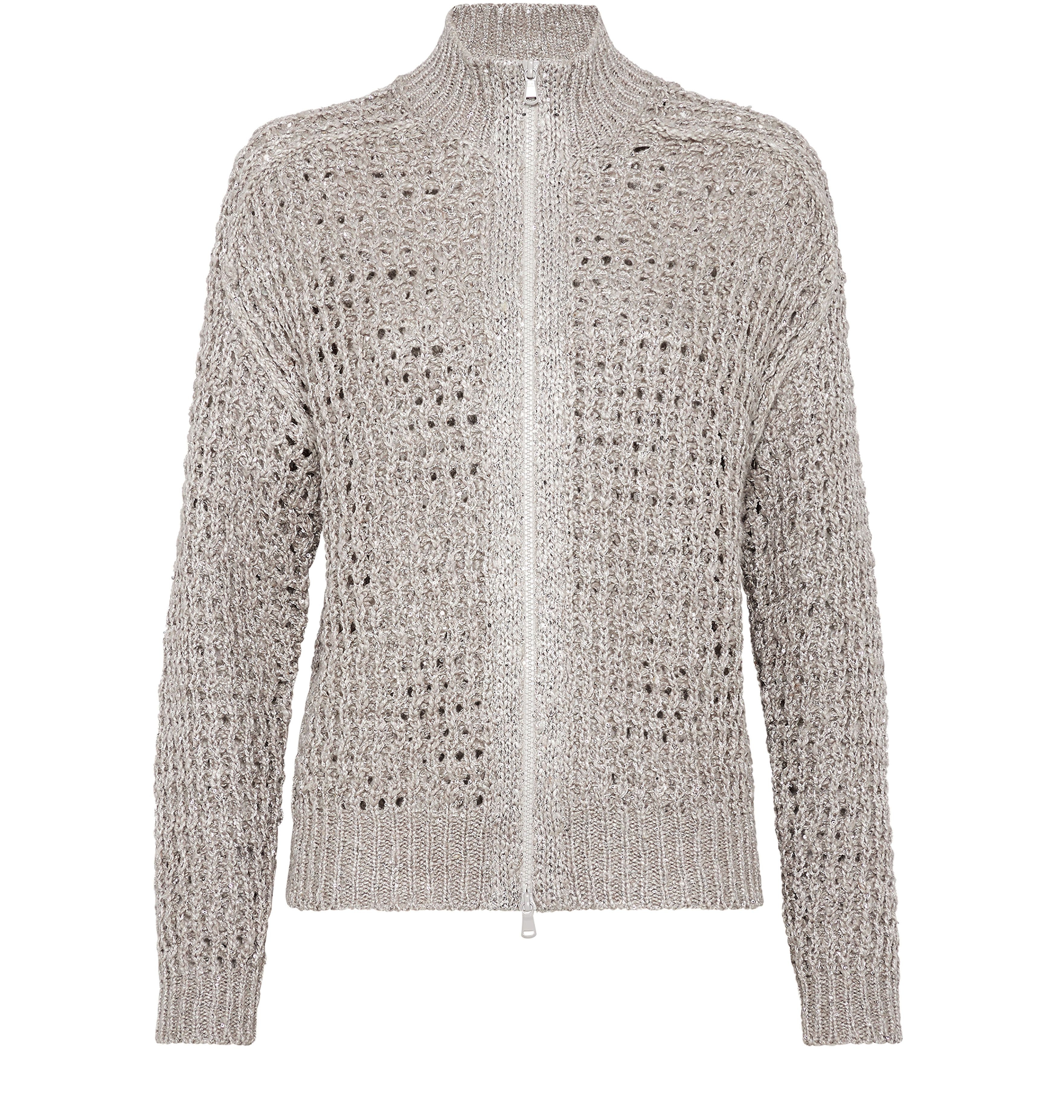 Brunello Cucinelli Rustic Dazzling Net cardigan