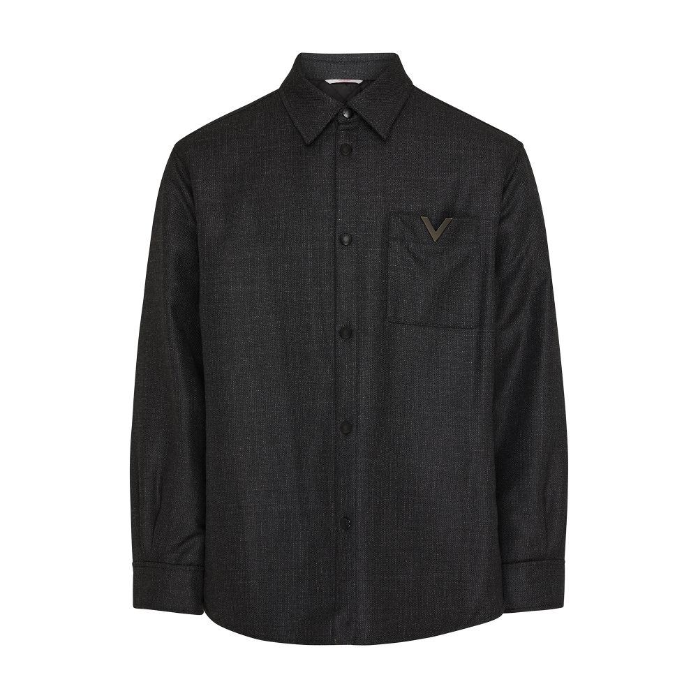 VALENTINO GARAVANI Tweed jacket with V detail