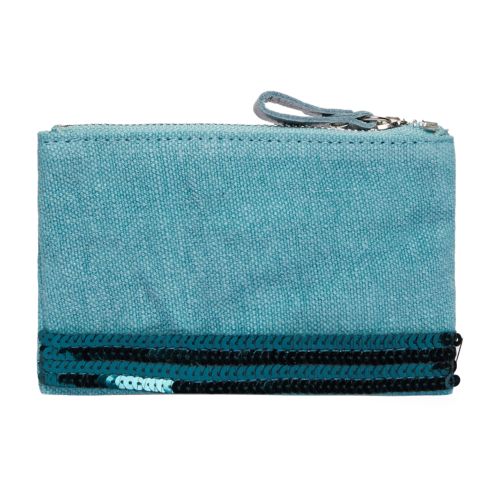  Zipped clutch