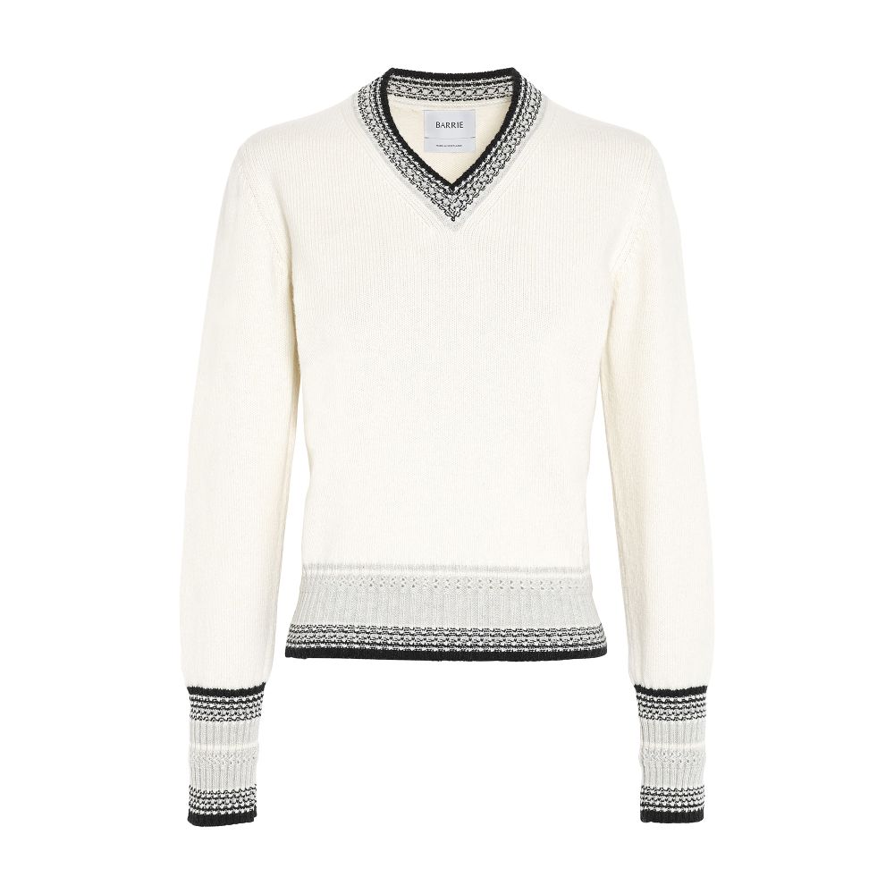 Barrie Cashmere V-neck jumper