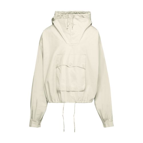 Maison Margiela Coated cotton hooded jacket