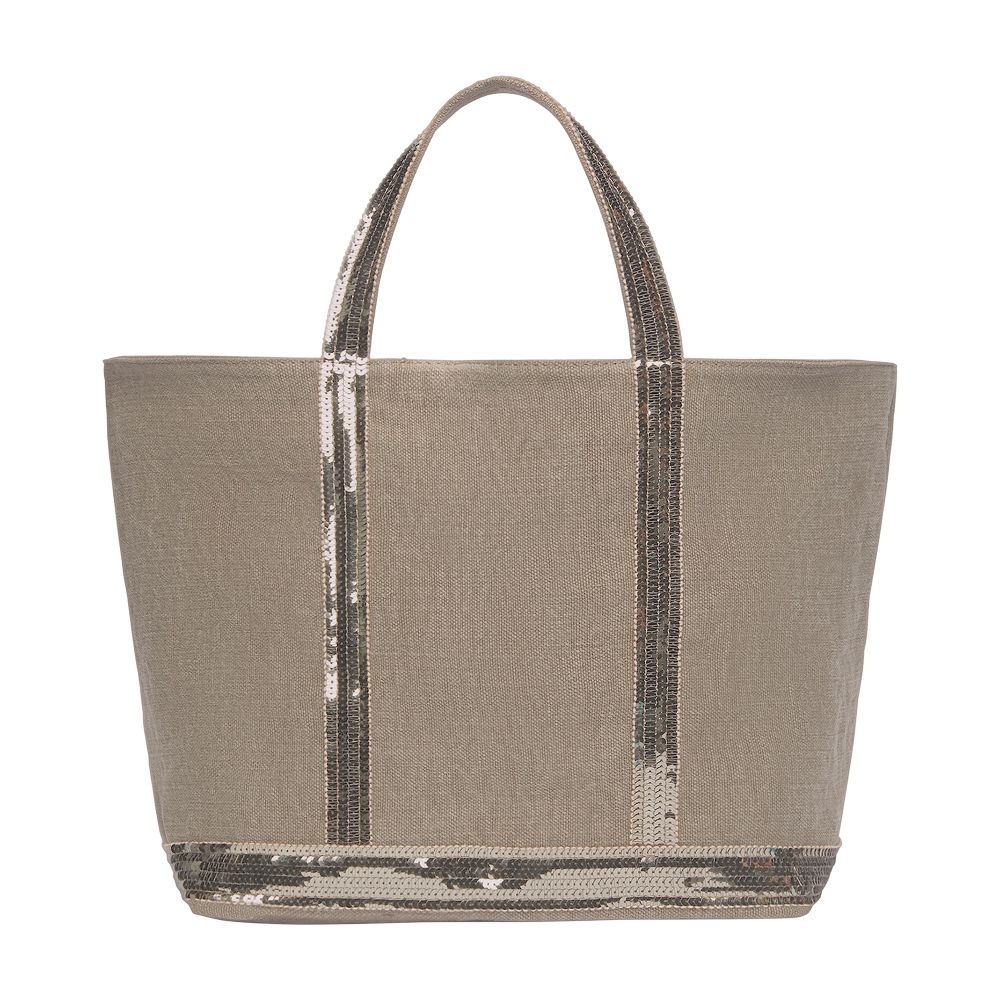  Linen M cabas tote