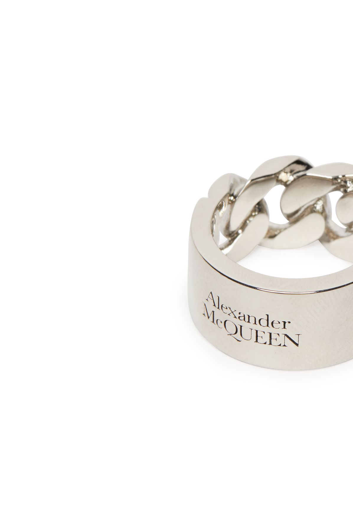 Alexander McQueen Bague chaine Identity