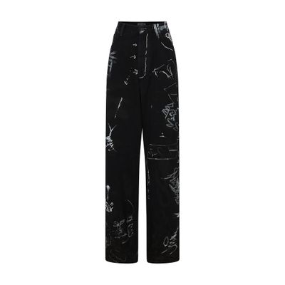 Balenciaga Graffiti Baggy Pants