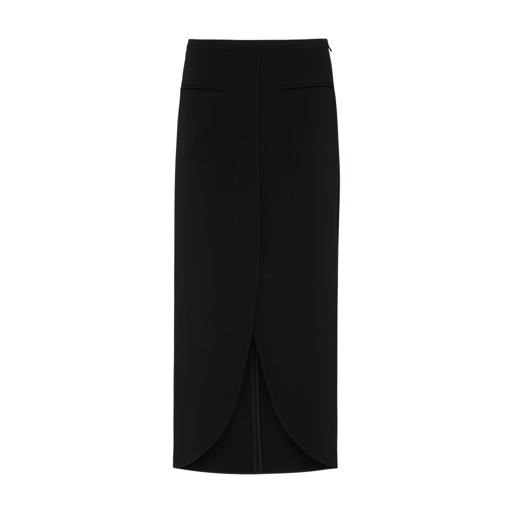 Courrèges Ellipse tailored long skirt